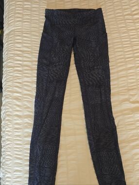 lululemon athletica Navy Heather High-Rise Leggings